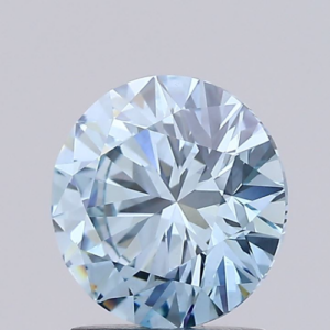 ROUND PORTUGUESE BLUE VVS2