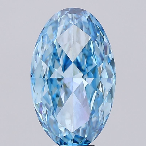 MOVAL OVAL BLUE VVS2